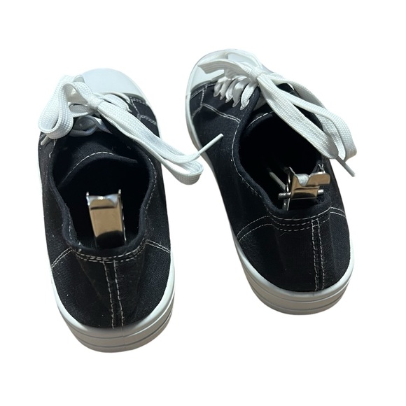 Womens Black and White Sneakers Sz 9 - Picture 4 of 6